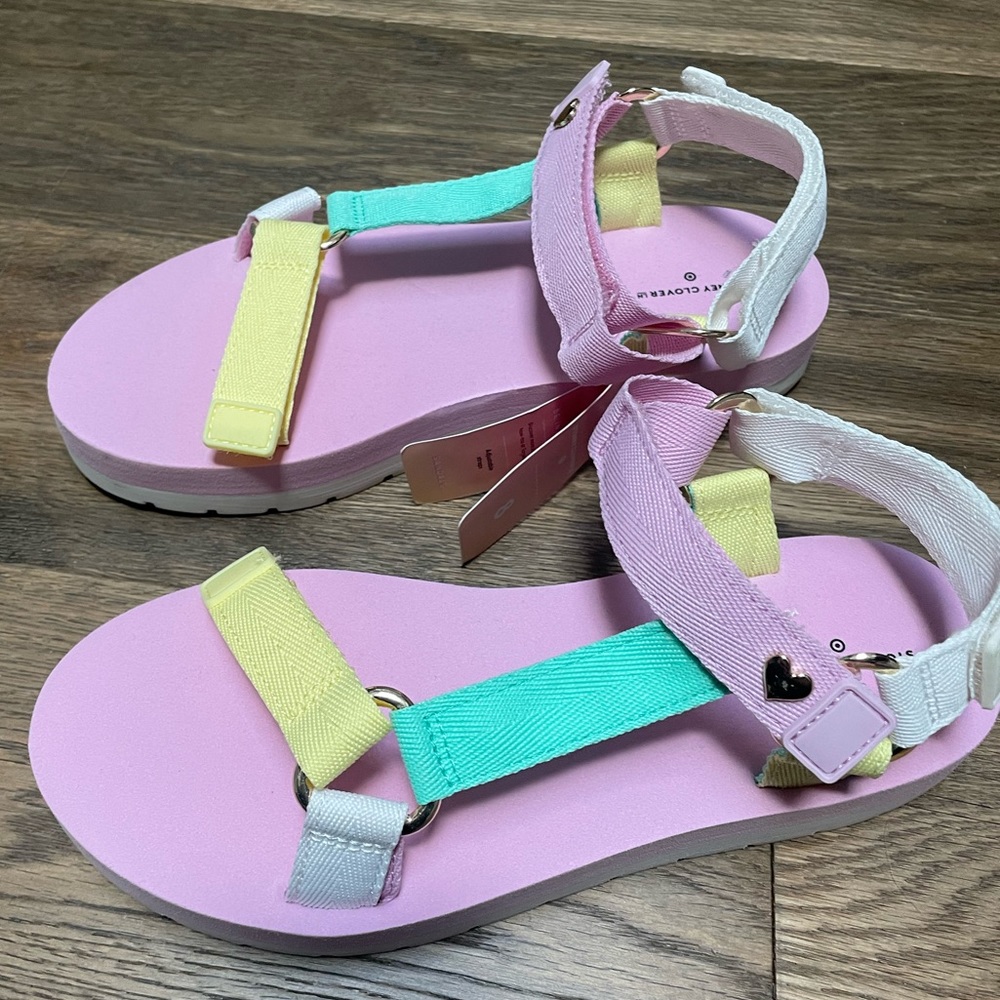 Stoney Clover x Target colorblock sandals